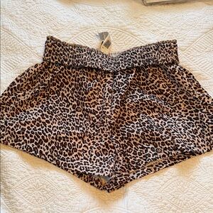 Leopard Print Shorts